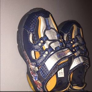 Toddler light up Avenger shoes